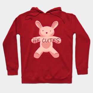 The cutest bunny pink Hoodie